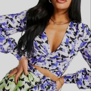ASOS Wrap Crop Top